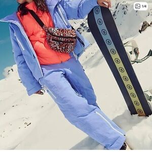 Free People FP Movement On the ascent ski pants insulated in blueberry